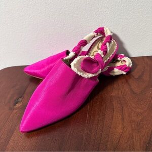 Sam Edelman Rivers Fuschia Pink Pointed Toe Slingback Flats Women’s Size 8
